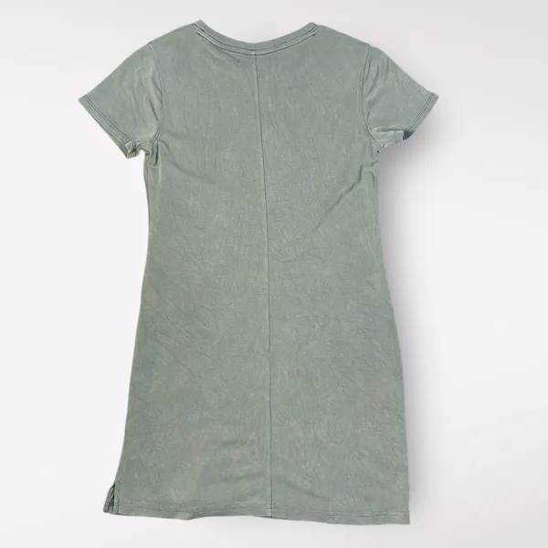Abercrombie & Fitch Women’s Olive Green Short Sleeve Mini T-Shirt Dress Size‎ SP - Image 5