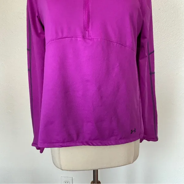 Under Armour Fitted Purple Athletic Pullover - Image 6