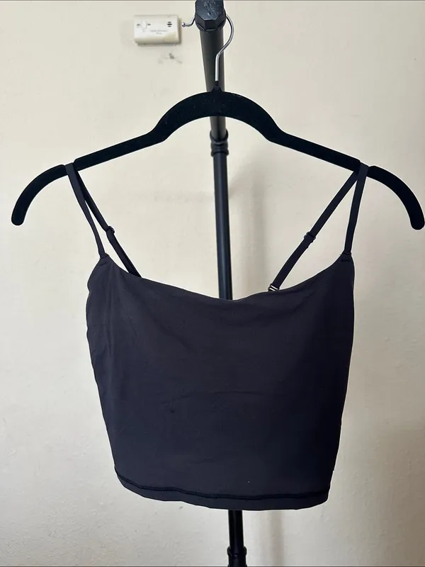 Skims NWT Fits Everybody Cropped Cami in Onyx Black size XS - Image 4