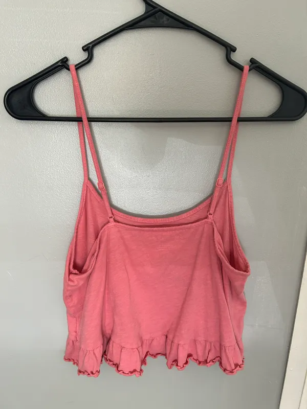 American Eagle Outfitters Pink Crop Top - Image 3