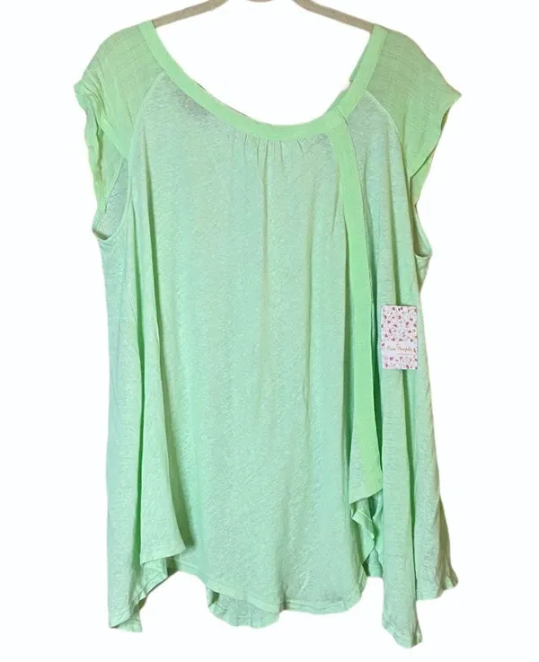 Free People Keep It Casual Tee Size Small - Image 4