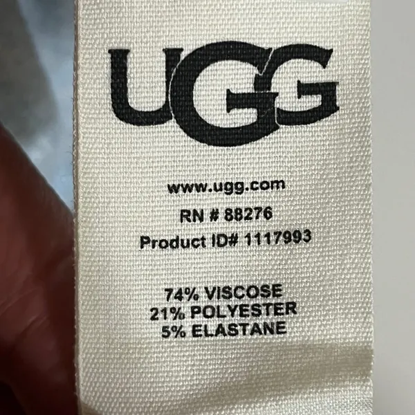 UGG Judith Lounge Top Light‎ Blue Heathered Drawstring Sweatshirt Womens S - Image 5