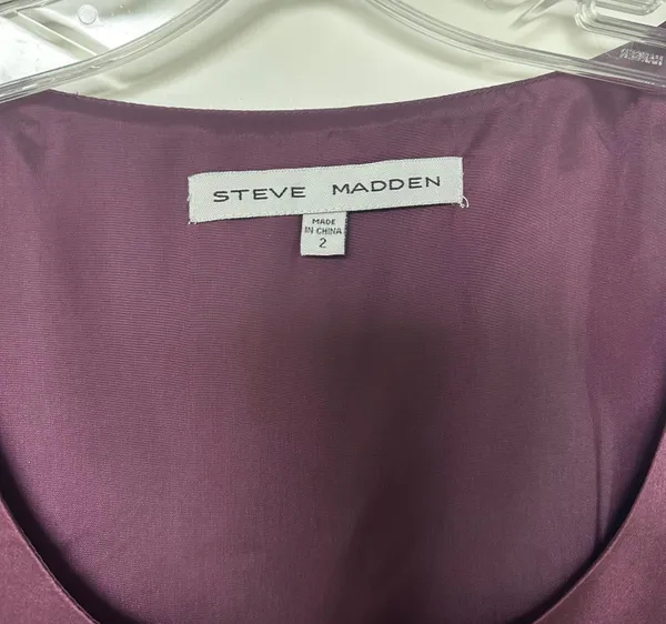 Purple Silk Dress - Image 7
