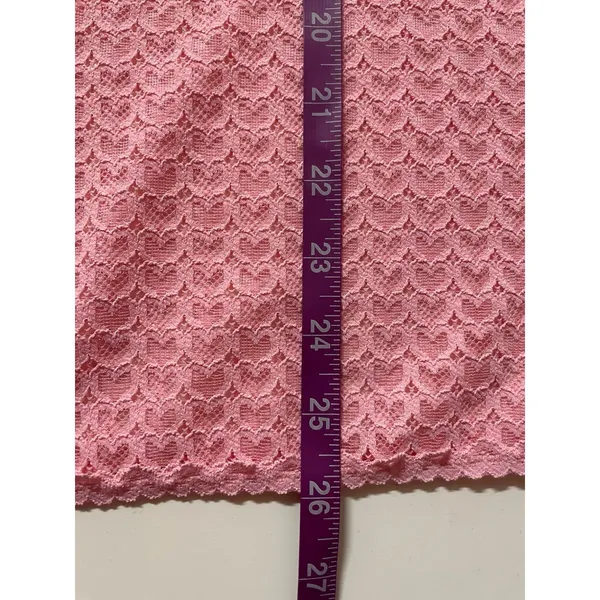 PINK Victoria’s Secret Light Pink Heart-Lace Slip Size XL NWT - Image 10