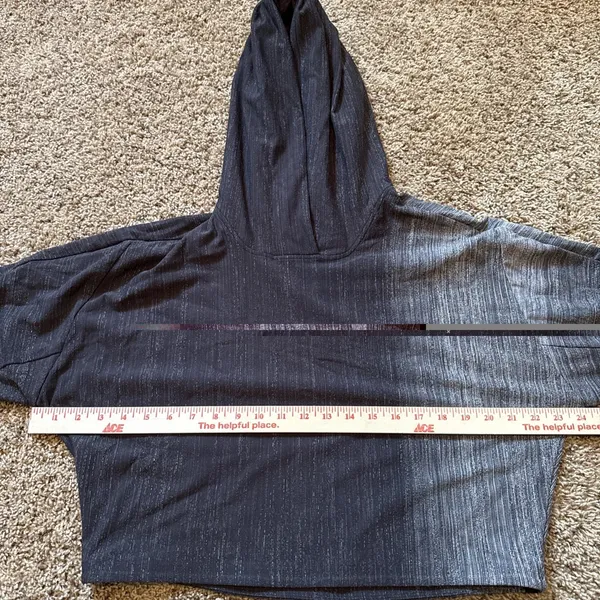 Lululemon Varsa The Lab Textured‎ Jacquard Crop Hoodie Lightweight Size S Or M - Image 8