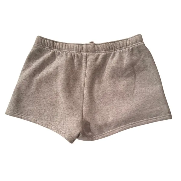 White Fox Boutique Grey Cherry Graphic Bow Sweat Shorts, Size XL - Image 2