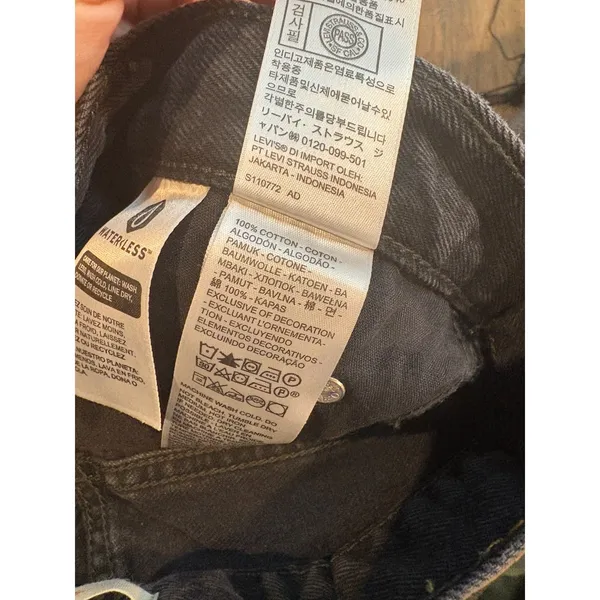 Levi's black '94 Baggy jeans - Image 5