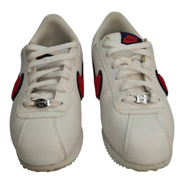 white and blue Nike Cortez sneakers sz 6.5 Y - Image 2