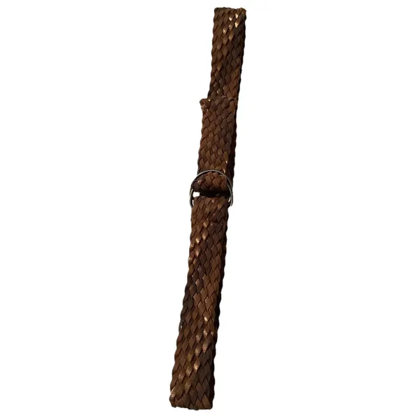 Women's‎ 3 Tone Brown Weaved Belt 90s Y2K Boho Western Chic Trendy Casual 45" - Image 2