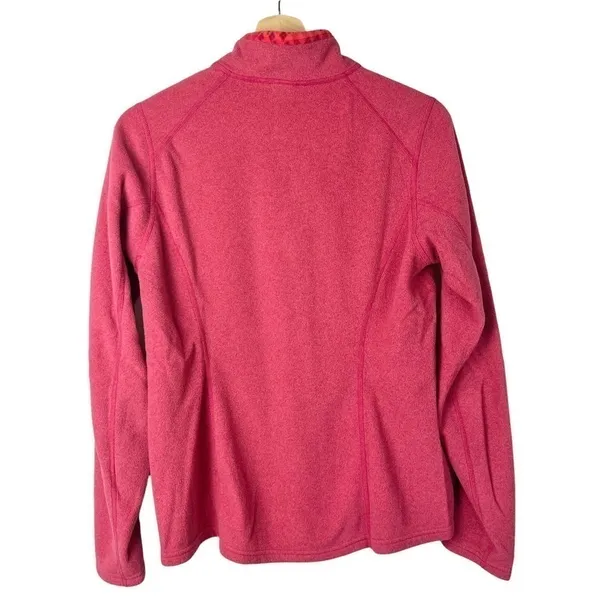The North Face Dark Pink Glacier Fleece Quarter Zip Pullover M‎ - Image 2