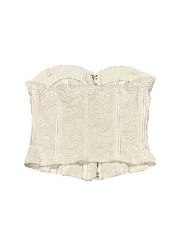 I AM GIA Novah Bustier White Bridal Wedding Corset Top S - Image 6