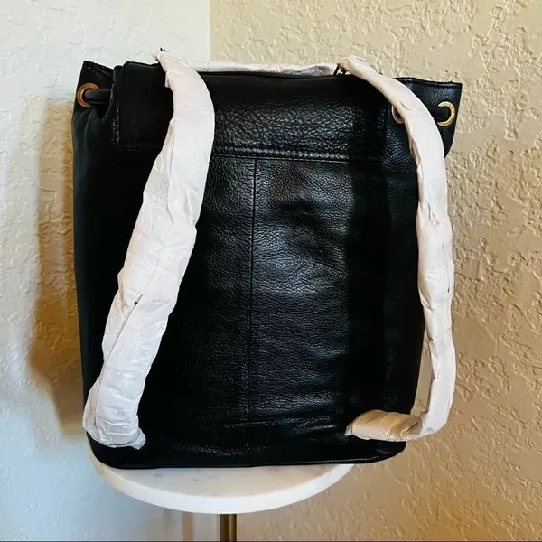 Frye Jade‎ Studded Leather Backpack, ADJUSTABLE Chain/Leather Strap, Black, NWT - Image 11