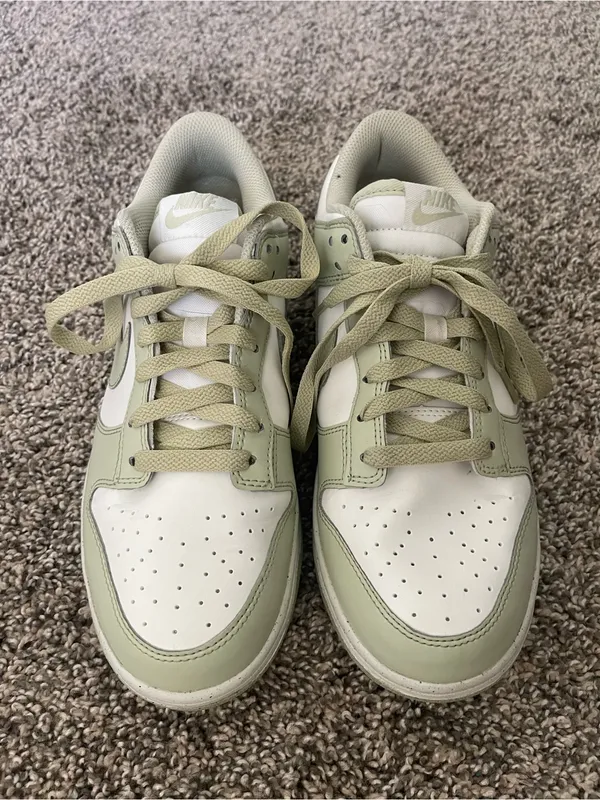 Women’s Nike Dunk Low Next Nature Olive Aura Sneakers Size 9 - Image 4