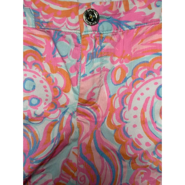 Lilly Pulitzer The Buttercup Scalloped Hem Paisley Shorts Preppy Resort Size 4 - Image 7