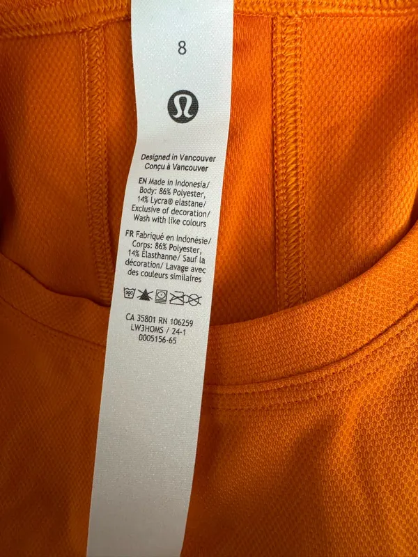 NWT LULULEMON - Roasted Orange Muscle Love Long Sleeve - $68 - 8 - Image 4
