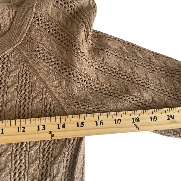 American Eagle Outfitters VTG Y2k Large Brown Sweater Coquette School Academia - Image 8