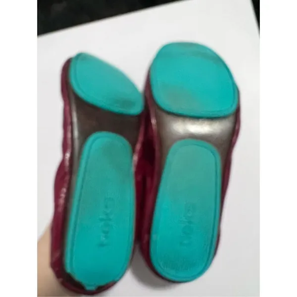 Tieks Ruby Red Patent Ballet Flats 9 - Women | Color: Red | Size: 9 - Image 5