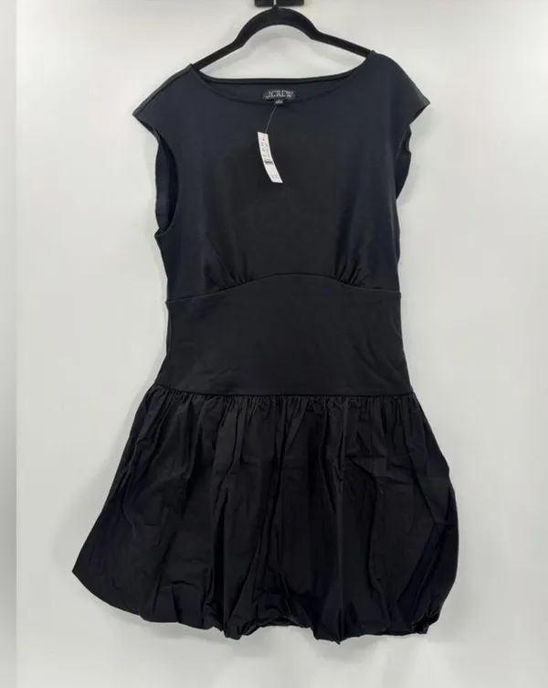 J.Crew Bubble-hem mixy dress M/8-10 - Image 4