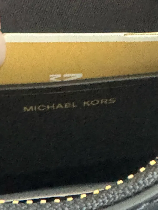 Black Michael Kors Leather Small Conv Pouchette - Image 12