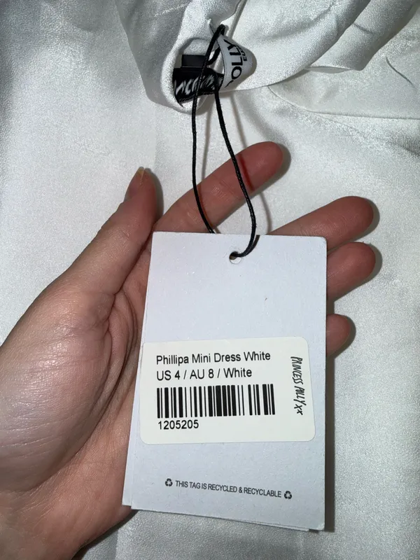NWT Princess Polly Phillipa Dress White - Image 7