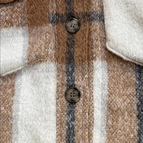 EUC AVEC Les Filles Plaid Shacket Size XS - Image 6