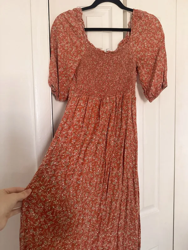 Sincerely Jules Orange floral sundress - Image 3