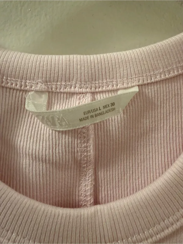 Zara Light Pink Tank Top - Image 3