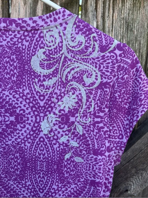 NWOT Athleta Nectar Faux Wrap Dress Purple Size Large - Image 9