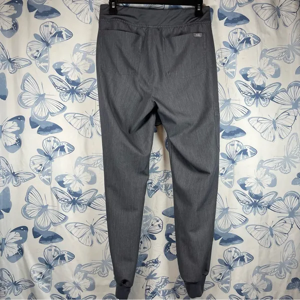 Figs Zamora Jogger Pants with Teal Accents SZ S - Image 4