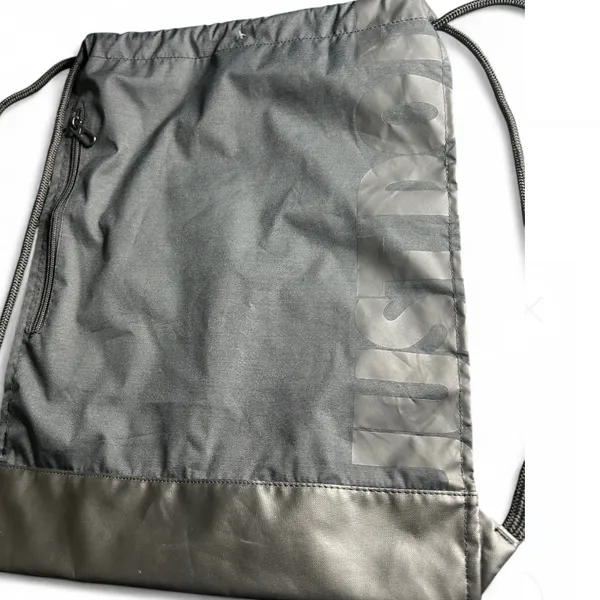 Nike Brasilia Training Gymsack, Drawstring Backpack with Zipper Pocket. - Image 3