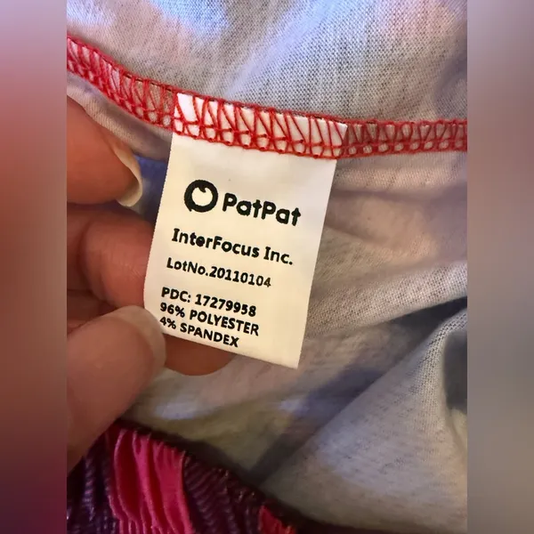 PatPat Women Christmas Pajamas Set red gray comfy size small spandex polyester - Image 2
