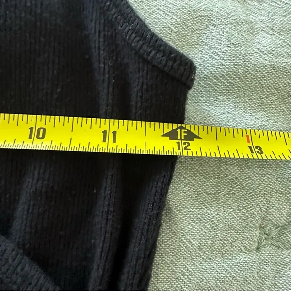 Abercrombie & Fitch Black Knotted Shoulders Wrap Bodysuit Small - Image 6