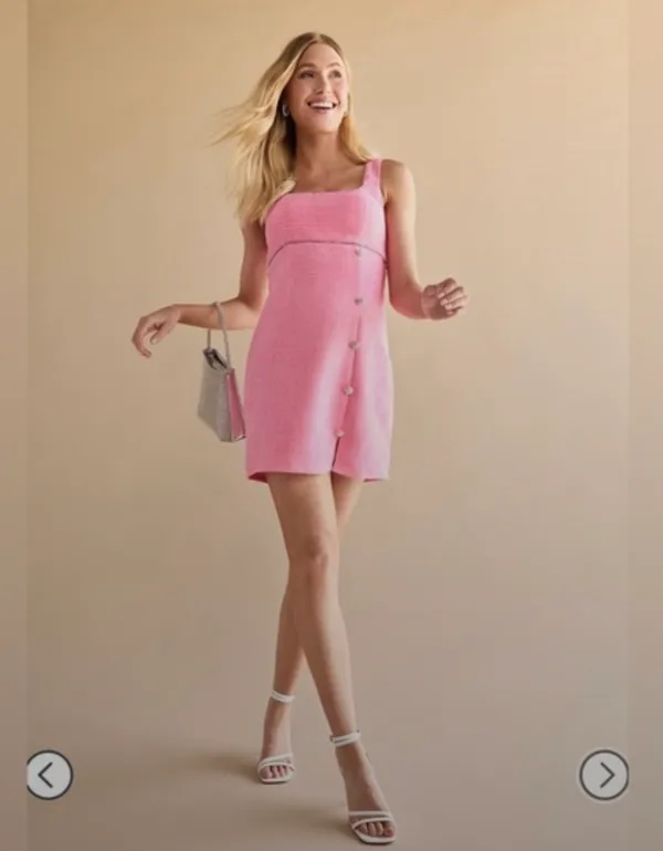 Francesca's Dress Pink - Image 3