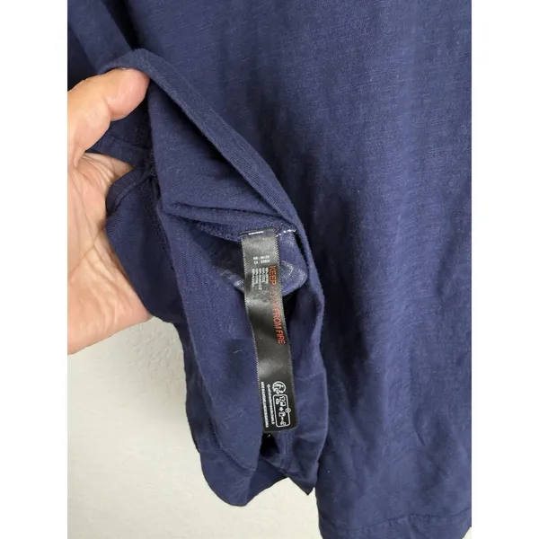 Anthropologie Gola x Anthropologie Navy Oversized Boyfriend Tee Women's Size L‎ - Image 11
