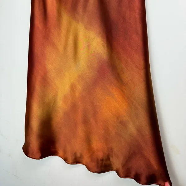 NWT ZARA Drape Satin Midi Dress Sz XS - Image 14