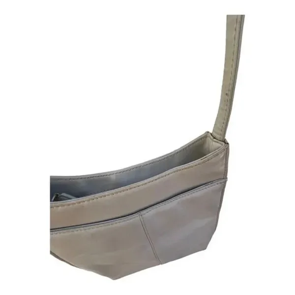 Jones New York Vintage Leather Shoulder Bag‎ Slim Purse Bone​​​ - Image 5