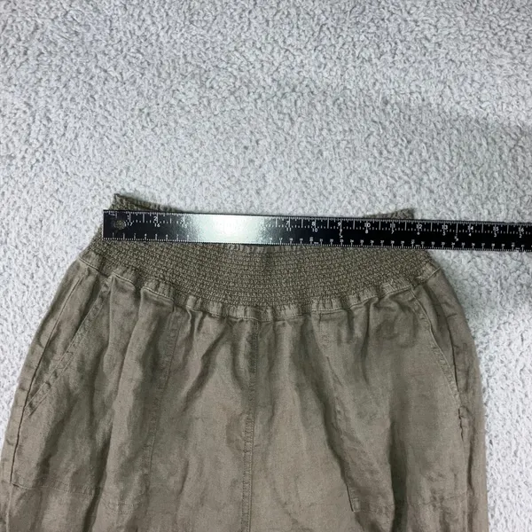 Magaschoni Wide Leg Linen Pants Women Large Pull On Elastic Waist‎ Boho Travel - Image 3