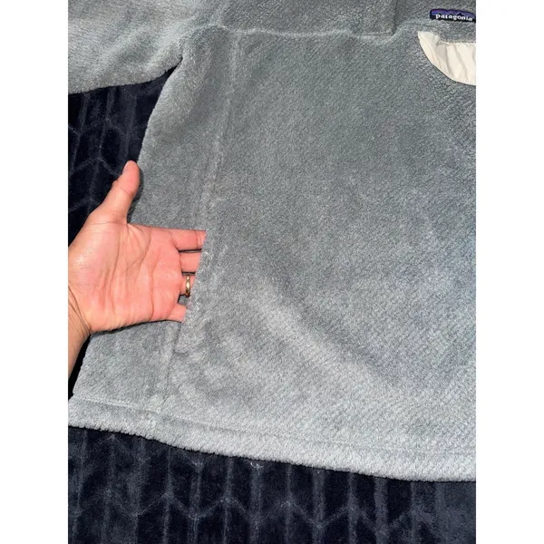 Patagonia Women's Retool Snap T Fleece Jacket Pullover Gray‎ Size Small - Image 4