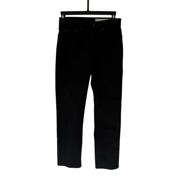 Rag & Bone Nina High waisted ankle cigarette Jeans Black Size 25 size 0 / 2 - Image 5