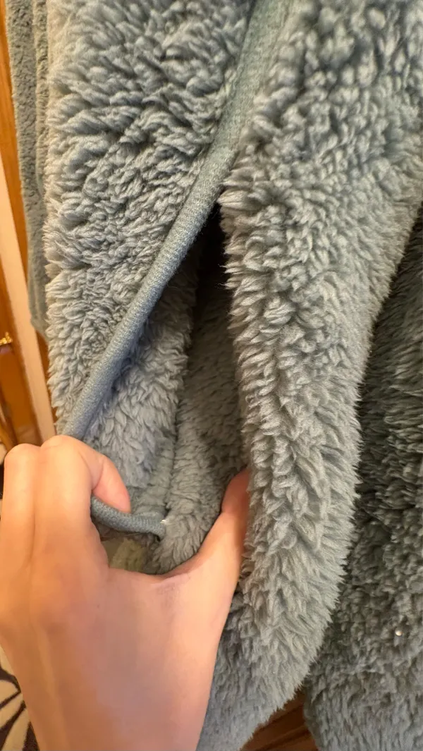 Green Apple Blanket Hoodie One Size - Image 2