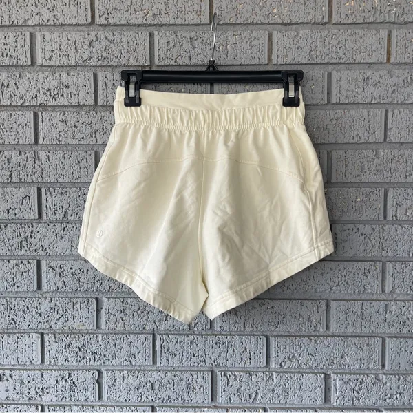 Lululemon Inner Glow Short 3" *Terry Sundance Light Yellow Size 4 - Image 6
