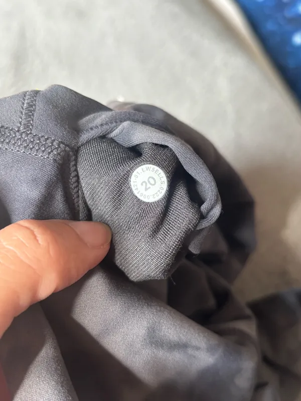 Lululemon Align High-Rise Pant 25" Diamond Dye Pitch Grey Size 20 - Image 5