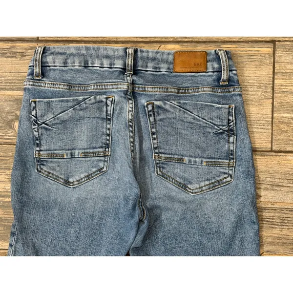 BKE Buckle Stella Mid-Rise Ankle Skinny Jeans Slim Fit Medium Wash 29x27 Stretch - Image 10