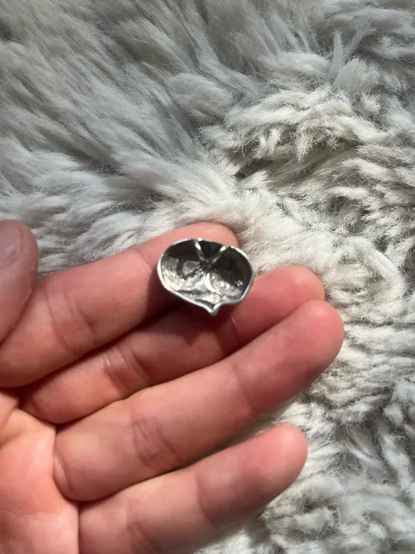 Milor Italy sleeping cat Sterling silver pendant - Image 2