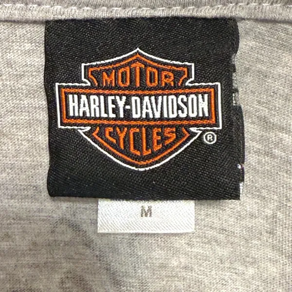Harley-Davidson Graphic‎ T-Shirt Gray Excellent Studded Las Vegas Women Medium - Image 7