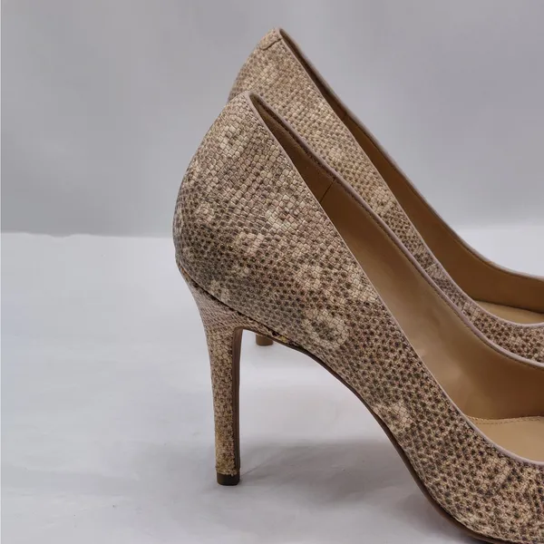Michael Kors Womens Heels Size 6M Snakeskin Wedding Cocktail Party Evening Pumps - Image 5