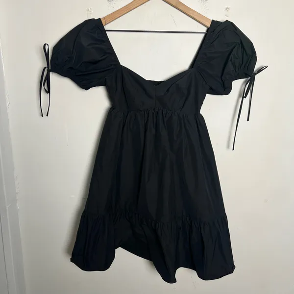 AMANDA UPRICHARD- Sicily Dress Black Size S - Image 2