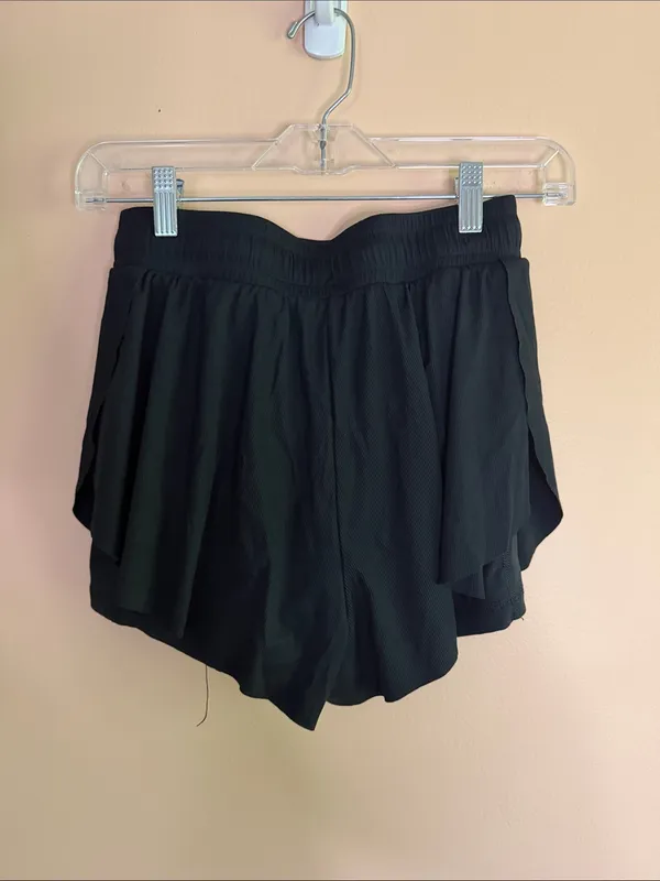 JoyLab Black Athletic Drawstring Layered Shorts - Image 6