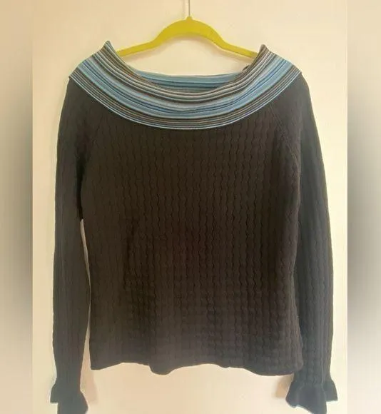 Elegant sweater Black Size L - Image 2