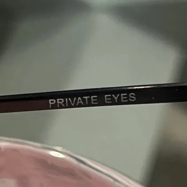 Quay Australia Aviator Sunglasses Private Eyes Gunmetal Mirrored Brown Lenses - Image 11